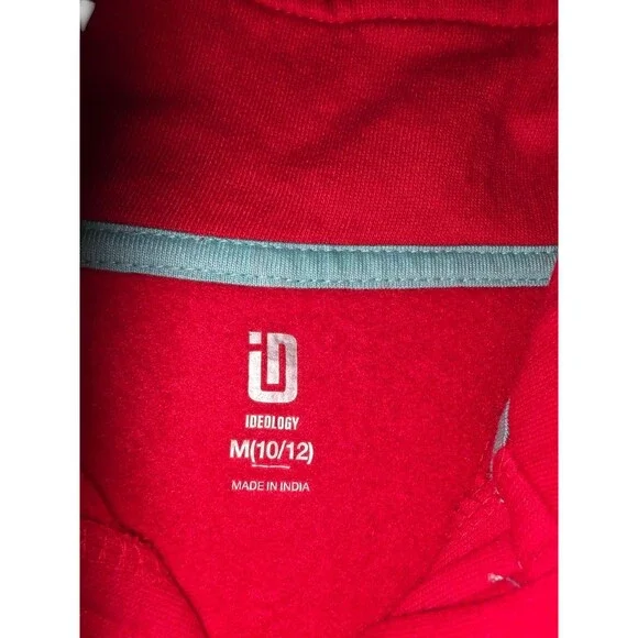 Girls Ideology Half-Zip Pullover Sweater Pink/Red Size M (10/12) NWT - Picture 6 of 8